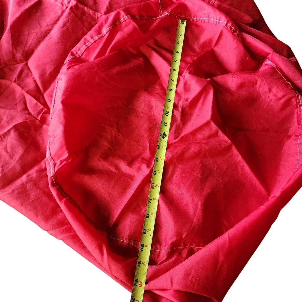 Murray & Lanman Red Nylon Drawstring Sail Bag Chicago Vintage 4702 20+ Storage